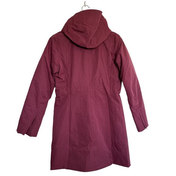 Patagonia NEW Tres 3 in 1 Parka Chicory Red Rosehip Small Waterproof and Down - Picture 4 of 16